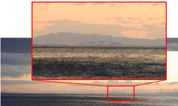 うっすら新湊大橋